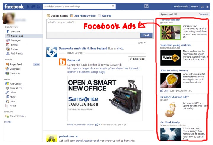 Advertise on Facebook